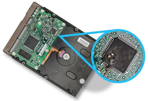 festplattenrettung seagate motorchip durchgebrannt