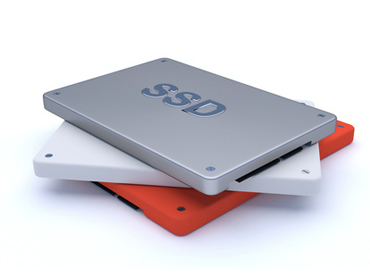 Stapel 2,5 SSD Festplatten